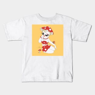 Mushroom Girl Kids T-Shirt